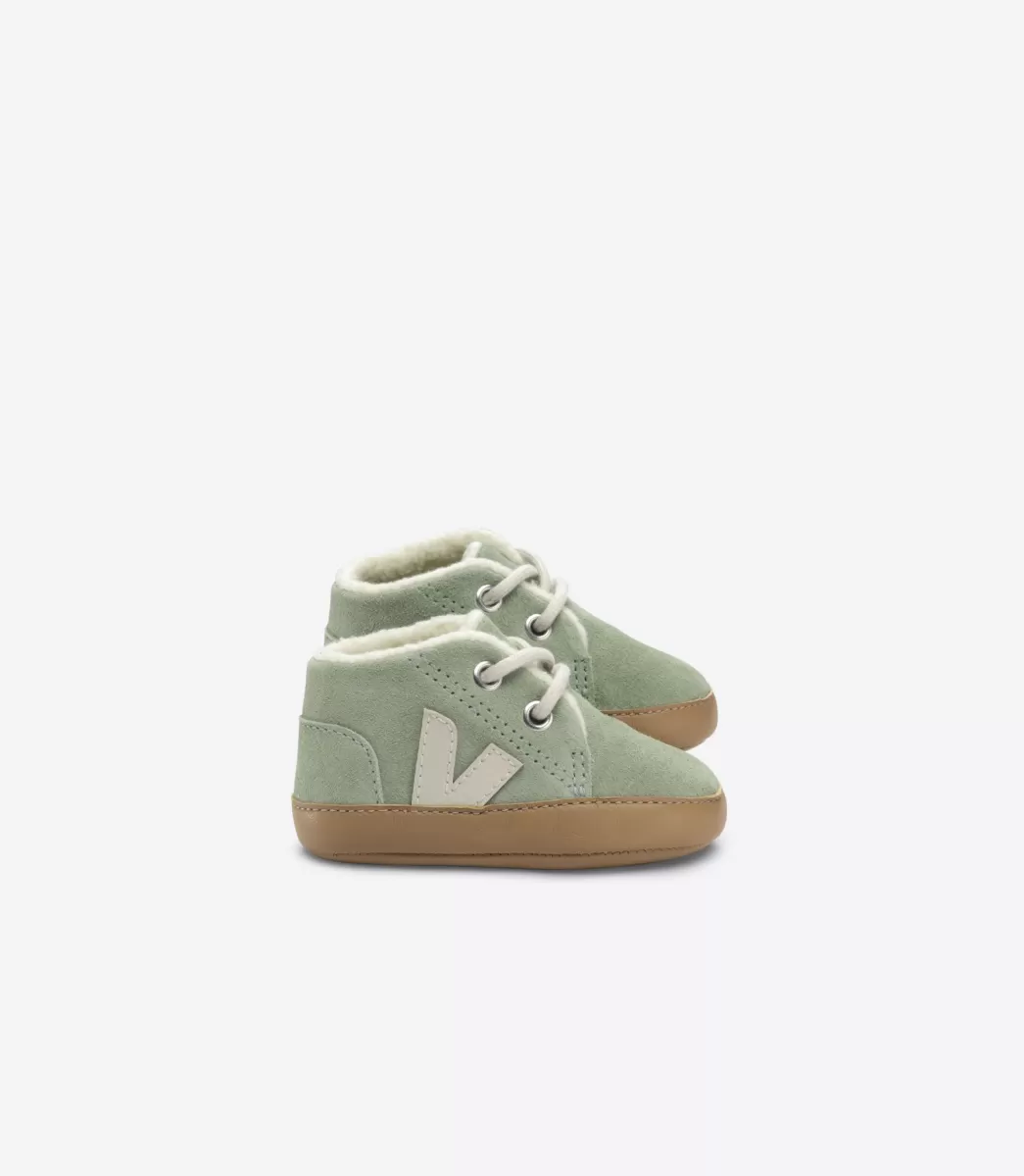 VEJA BABY FURED SUEDE CLAY PIERRE< Baby