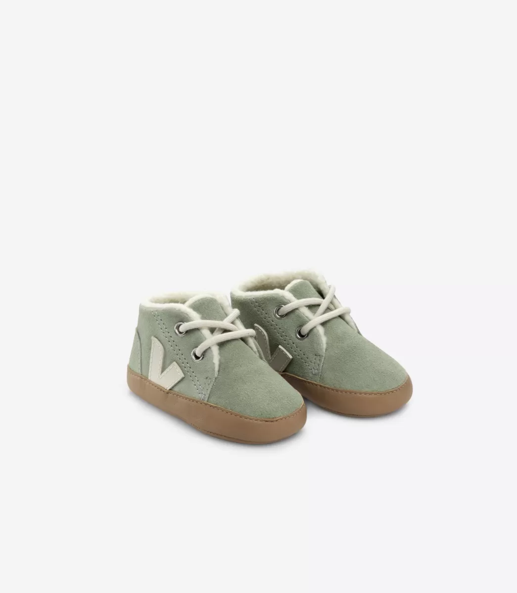 VEJA BABY FURED SUEDE CLAY PIERRE< Baby