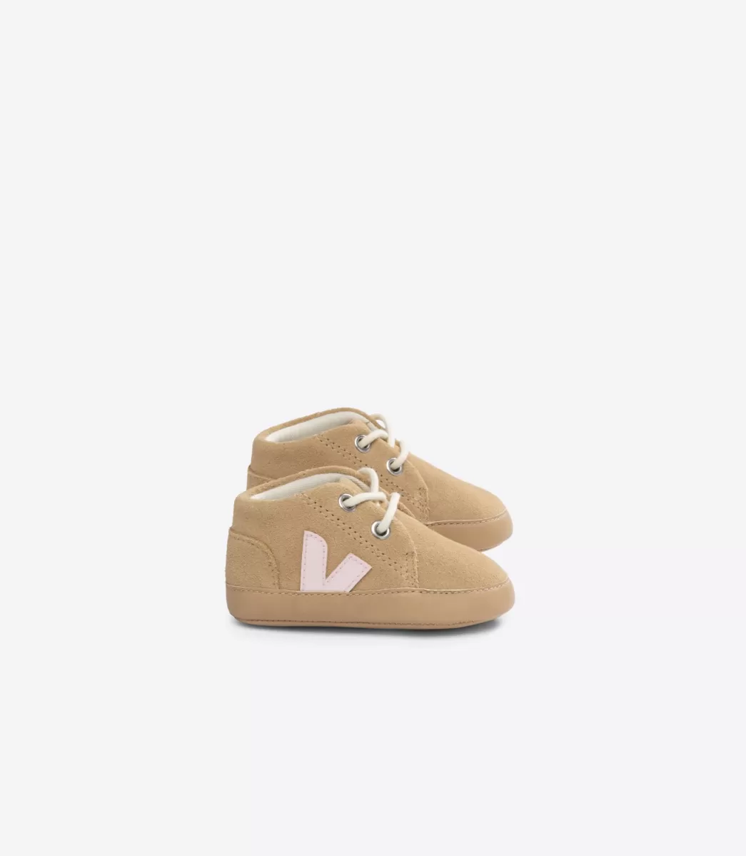 VEJA BABY SUEDE DESERT PETALE< Baby