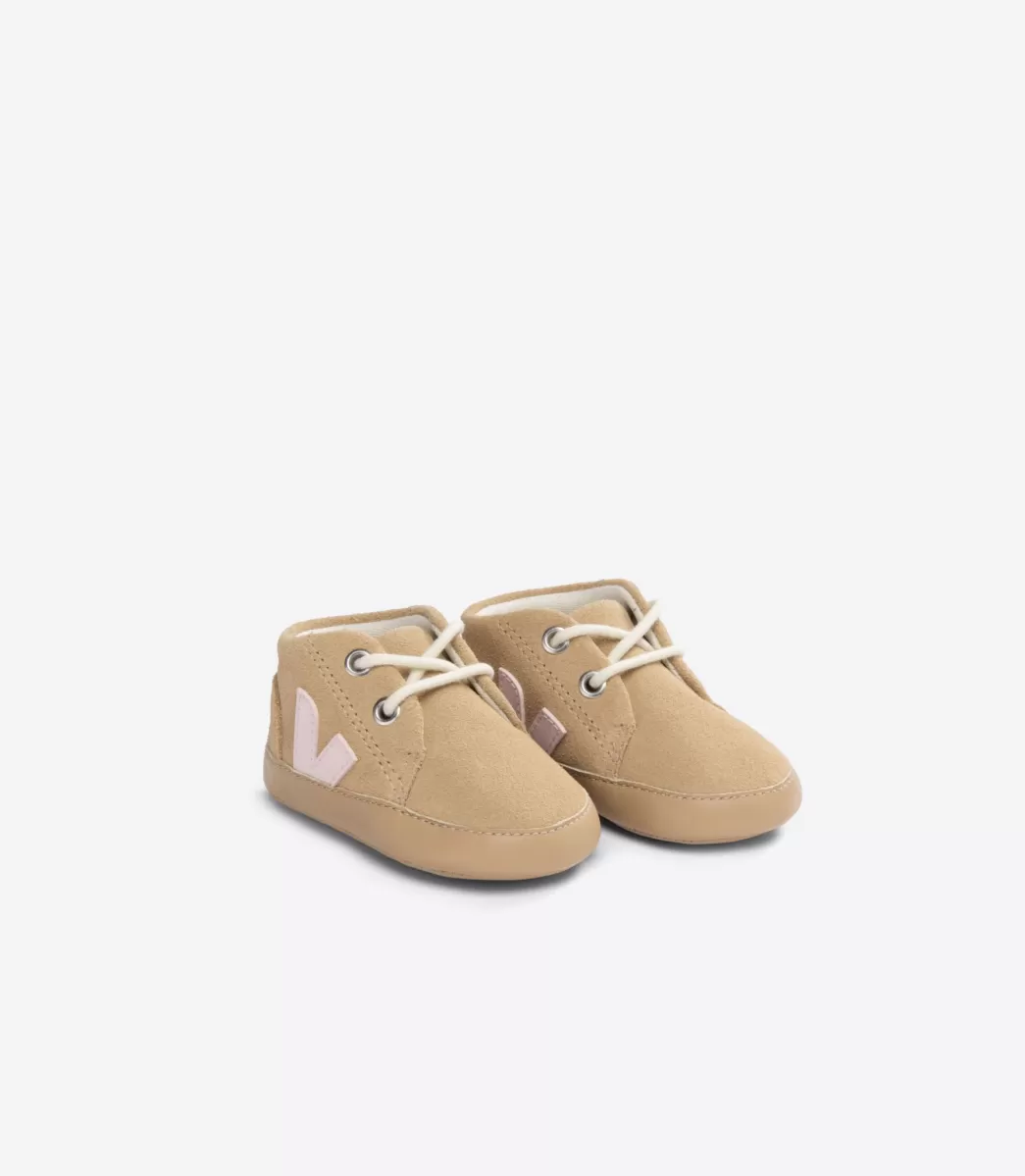 VEJA BABY SUEDE DESERT PETALE< Baby