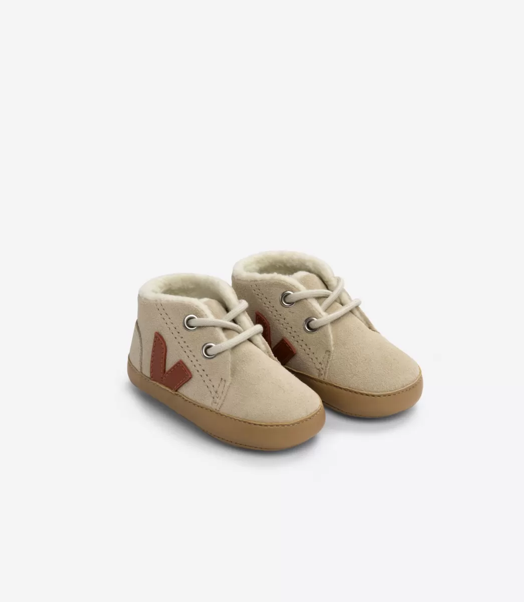 VEJA BABY SUEDE X BONPOINT ALMOND CANYON< Collab | Baby