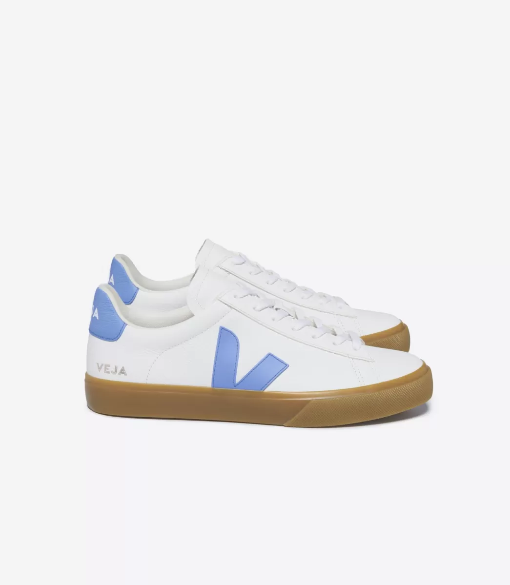 VEJA CAMPO LEATHER WHITE AQUA NATURAL<MULHER Campo | Campo