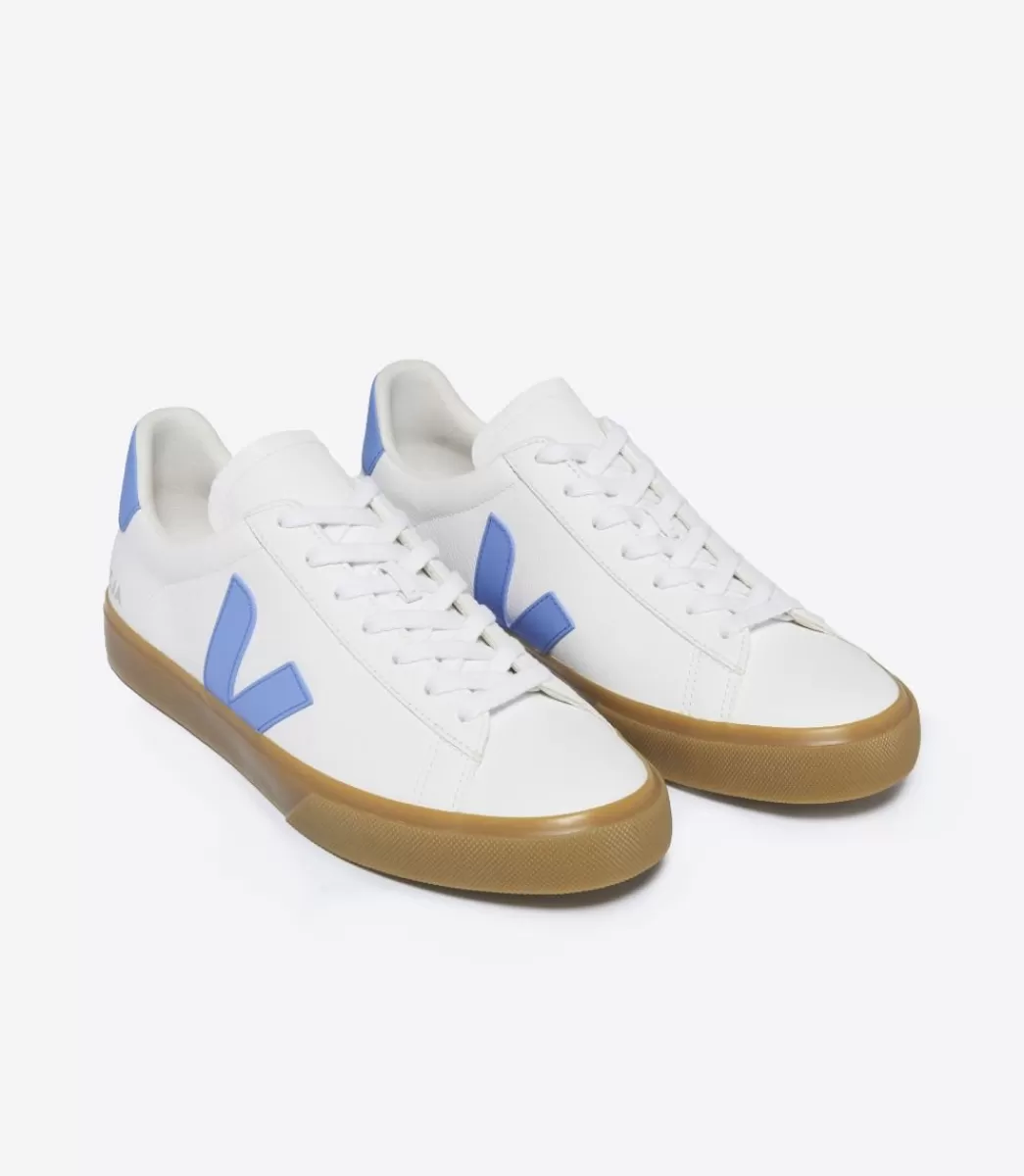 VEJA CAMPO LEATHER WHITE AQUA NATURAL<MULHER Campo | Campo