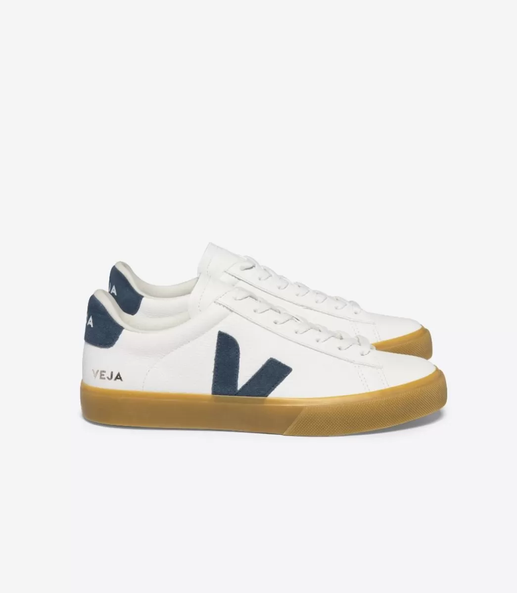 VEJA CAMPO LEATHER WHITE CALIFORNIA NATURAL<MULHER Campo