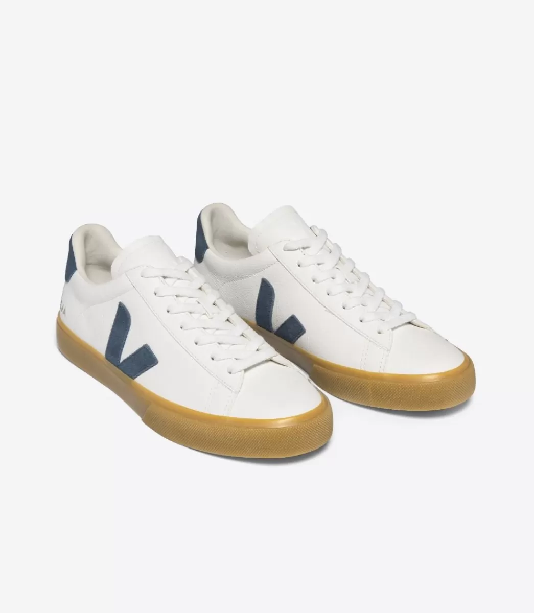 VEJA CAMPO LEATHER WHITE CALIFORNIA NATURAL<MULHER Campo