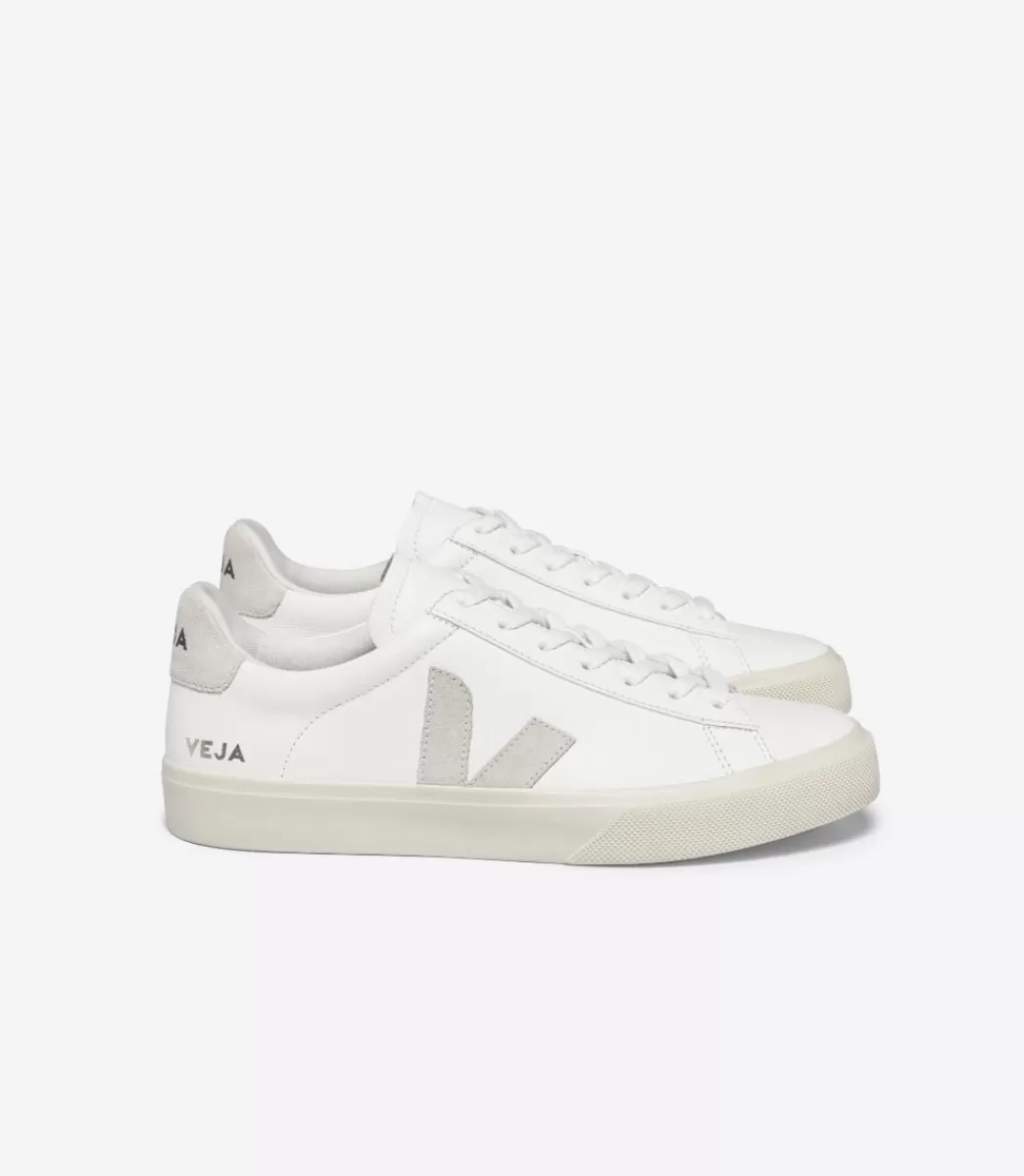 VEJA CAMPO LEATHER WHITE NATURAL<MULHER Campo | Campo