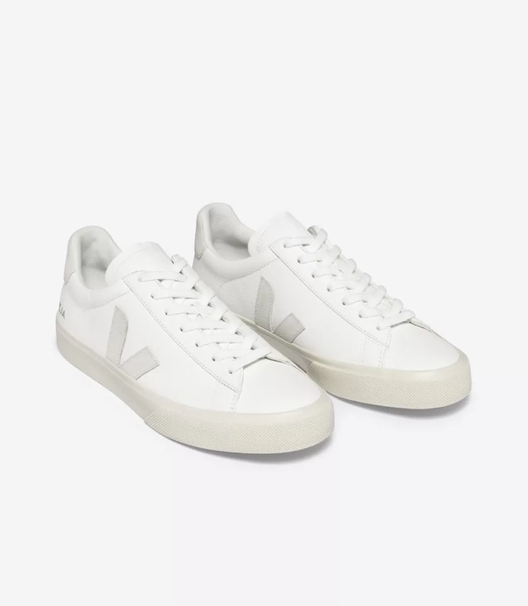 VEJA CAMPO LEATHER WHITE NATURAL<MULHER Campo | Campo