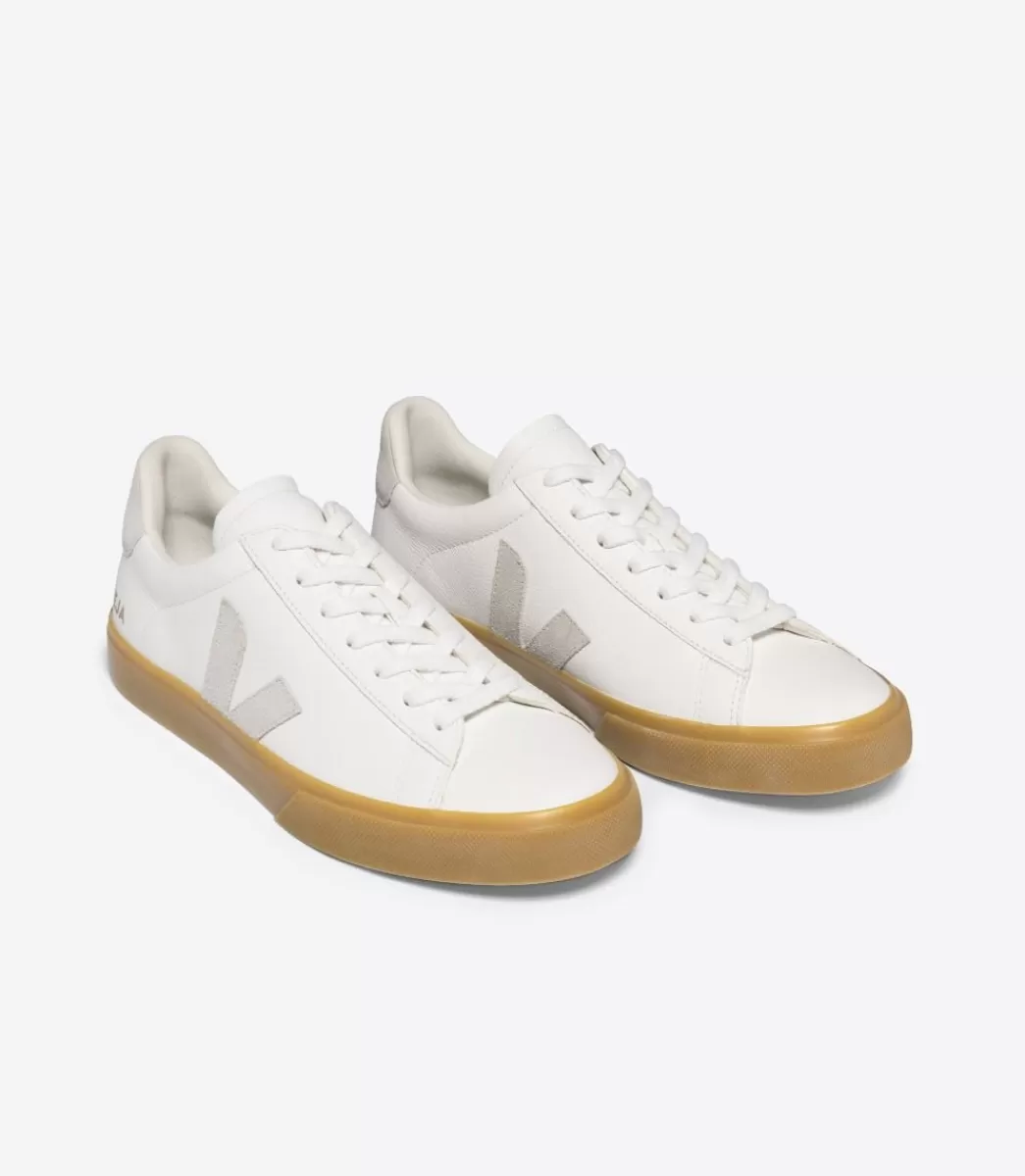 VEJA CAMPO LEATHER WHITE NATURAL NATURAL<MULHER Campo | Campo