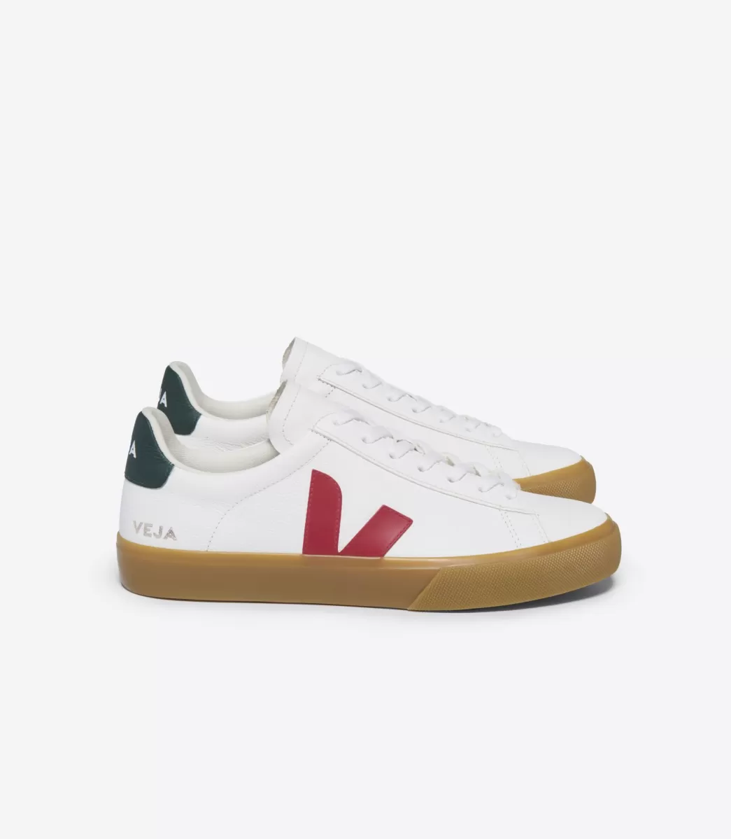 VEJA CAMPO LEATHER WHITE PEKIN POKER NATURAL<MULHER Campo | Campo