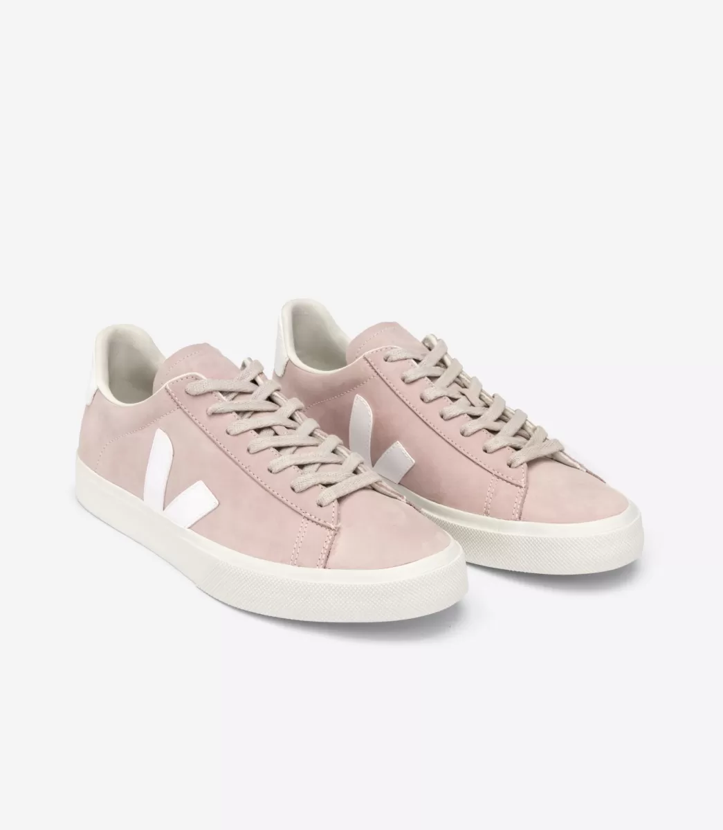 VEJA CAMPO NUBUCK BABE WHITE< Adulto