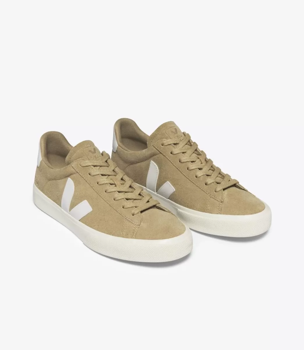 VEJA CAMPO SUEDE DUNE WHITE<MULHER Campo | Campo