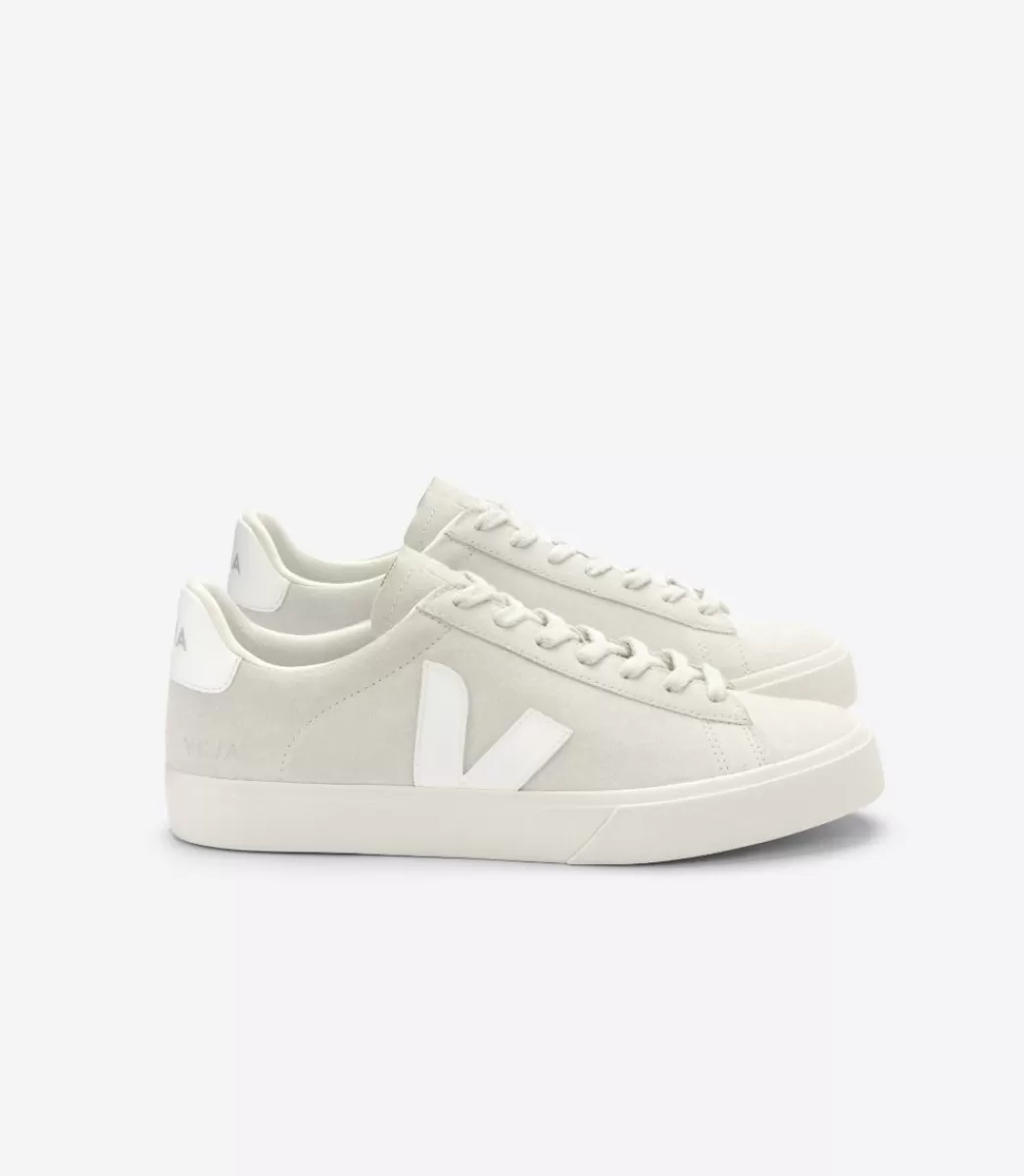 VEJA CAMPO SUEDE NATURAL WHITE<MULHER Campo | Campo