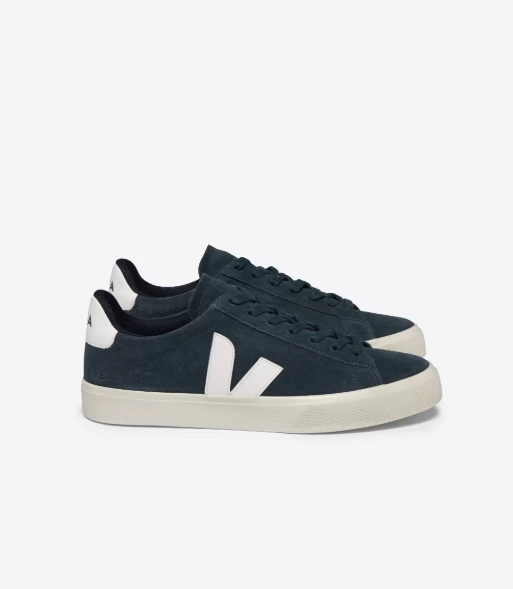 VEJA CAMPO SUEDE NAUTICO WHITE<MULHER Campo | Campo