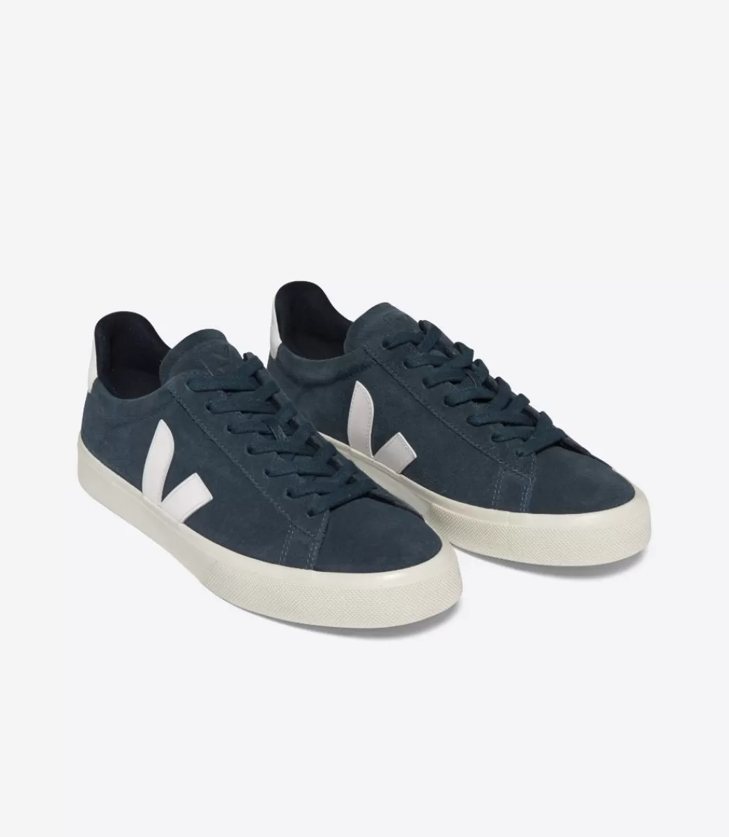 VEJA CAMPO SUEDE NAUTICO WHITE<MULHER Campo | Campo