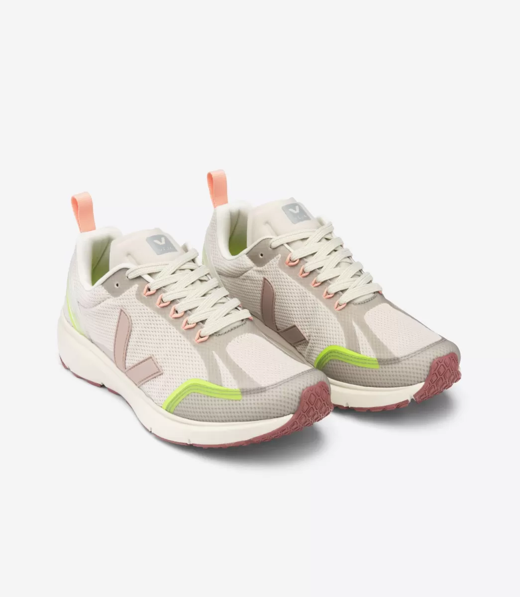 VEJA CONDOR 2 ALVEOMESH NATURAL BABE JAUNE FLUO<MULHER Adulto | Vegan