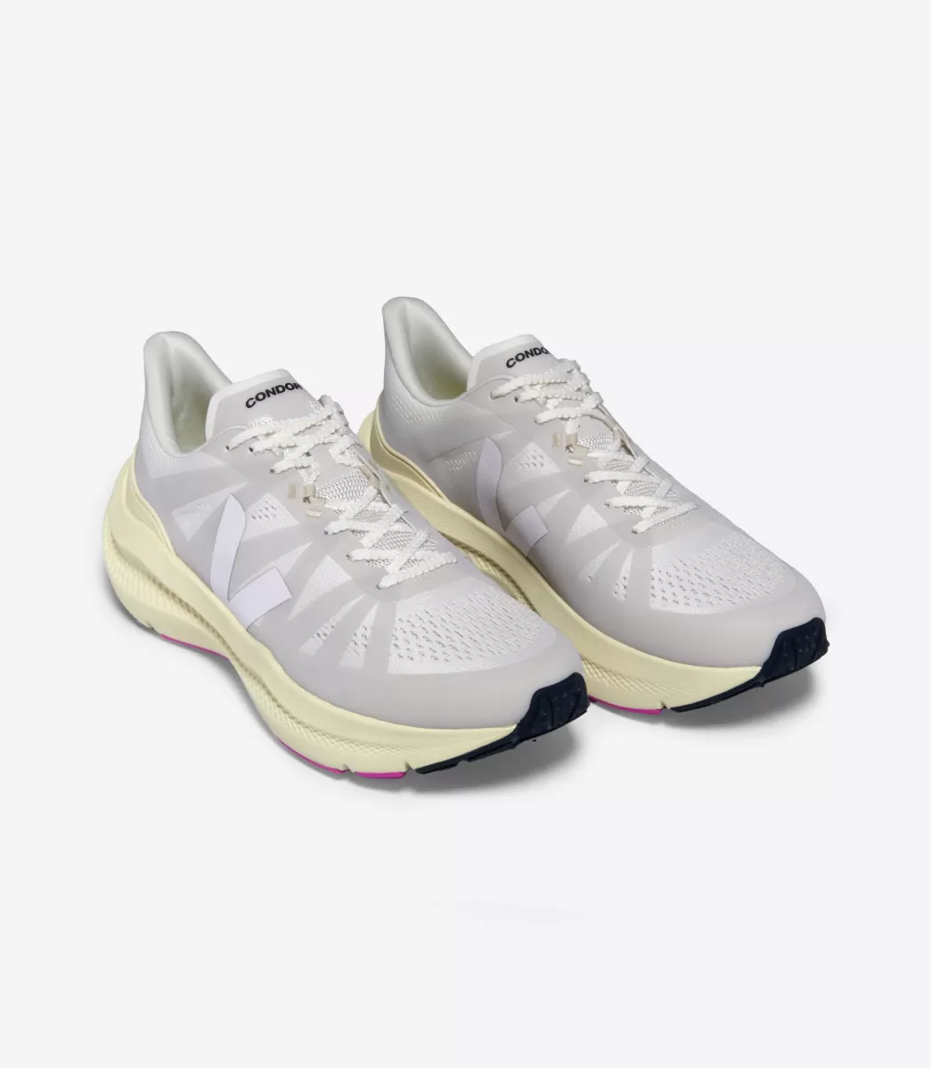 VEJA CONDOR 3 ENGINEERED-MESH FULL-WHITE<MULHER Adulto | Road Running