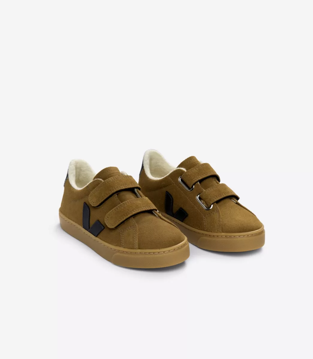 VEJA ESPLAR FURED SUEDE CAMEL NAUTICO< Esplar