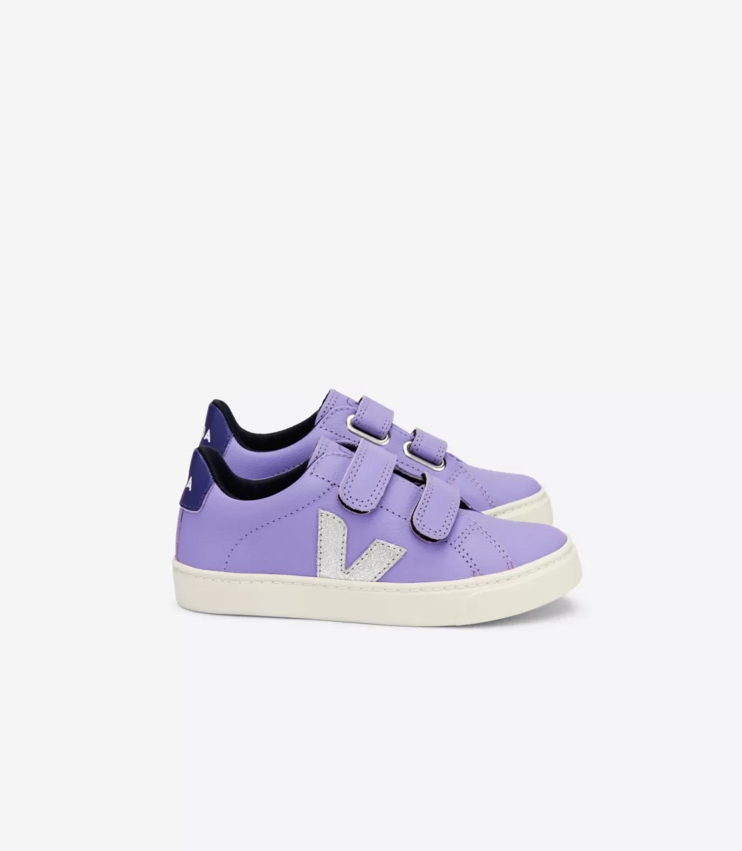 VEJA ESPLAR LEATHER LAVANDE SILVER PURPLE<Crianças Crianças