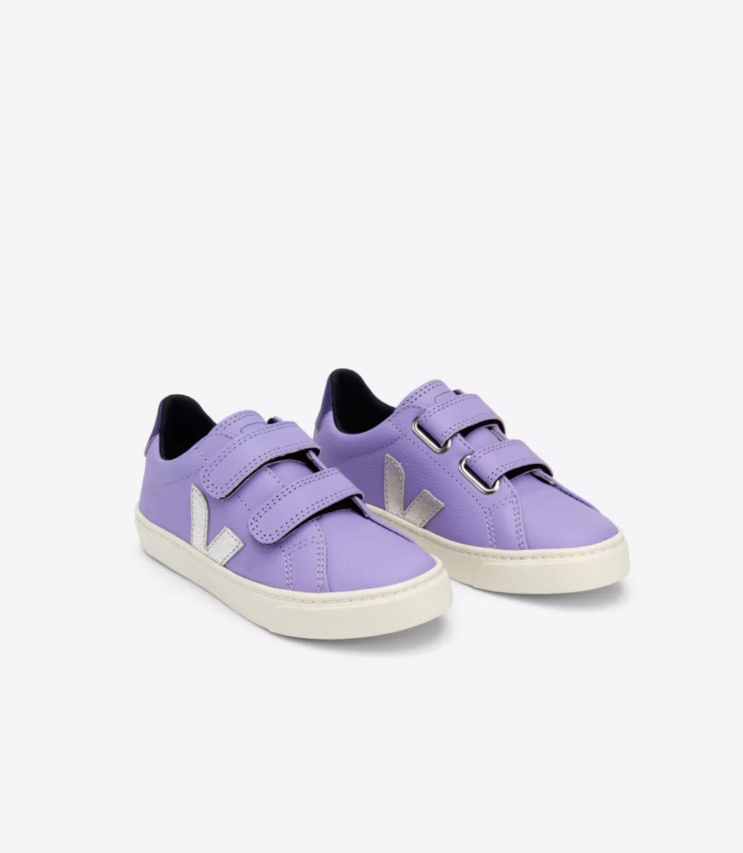 VEJA ESPLAR LEATHER LAVANDE SILVER PURPLE<Crianças Crianças