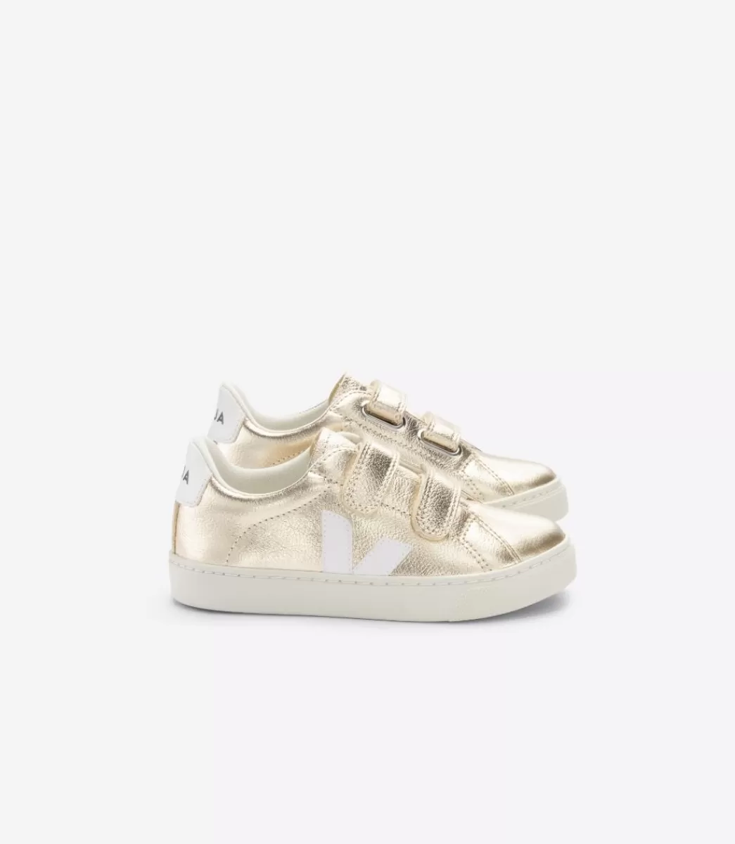 VEJA ESPLAR LEATHER PLATINE WHITE< Esplar