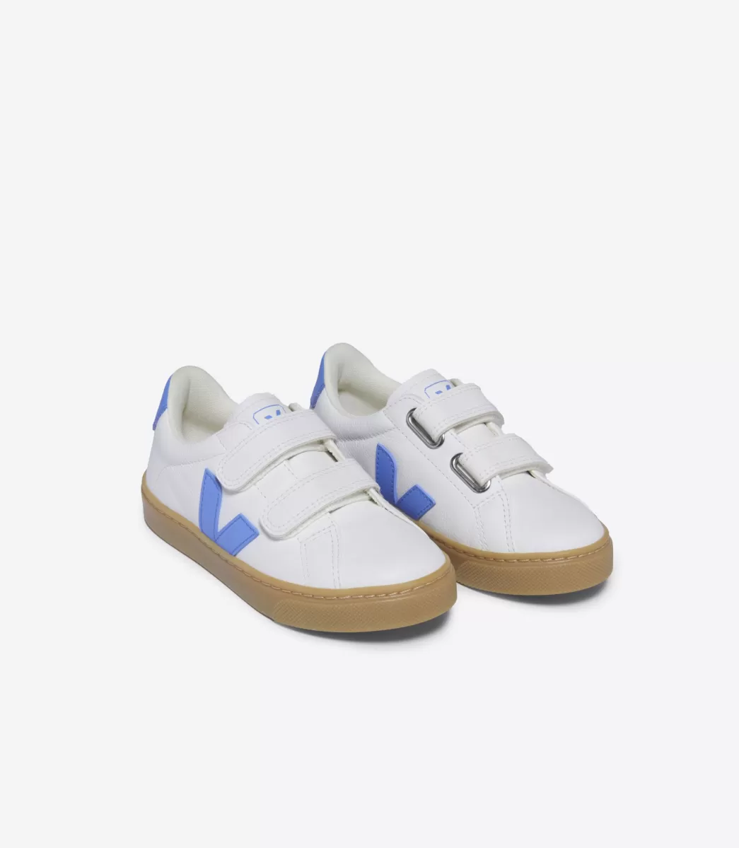 VEJA ESPLAR LEATHER WHITE AQUA NATURAL< Esplar