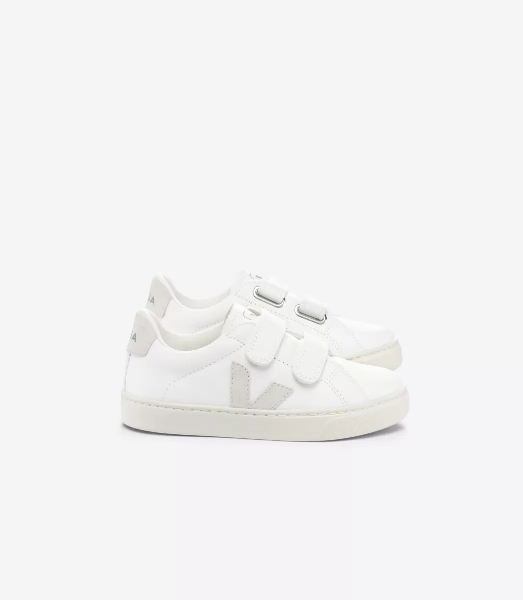 VEJA ESPLAR LEATHER WHITE NATURAL< Esplar