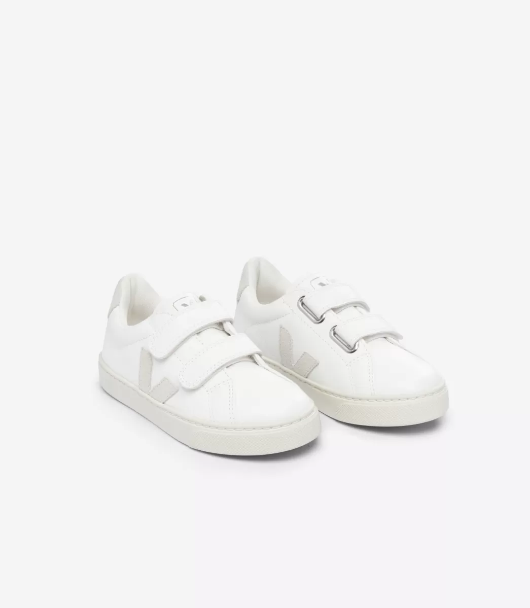 VEJA ESPLAR LEATHER WHITE NATURAL< Esplar