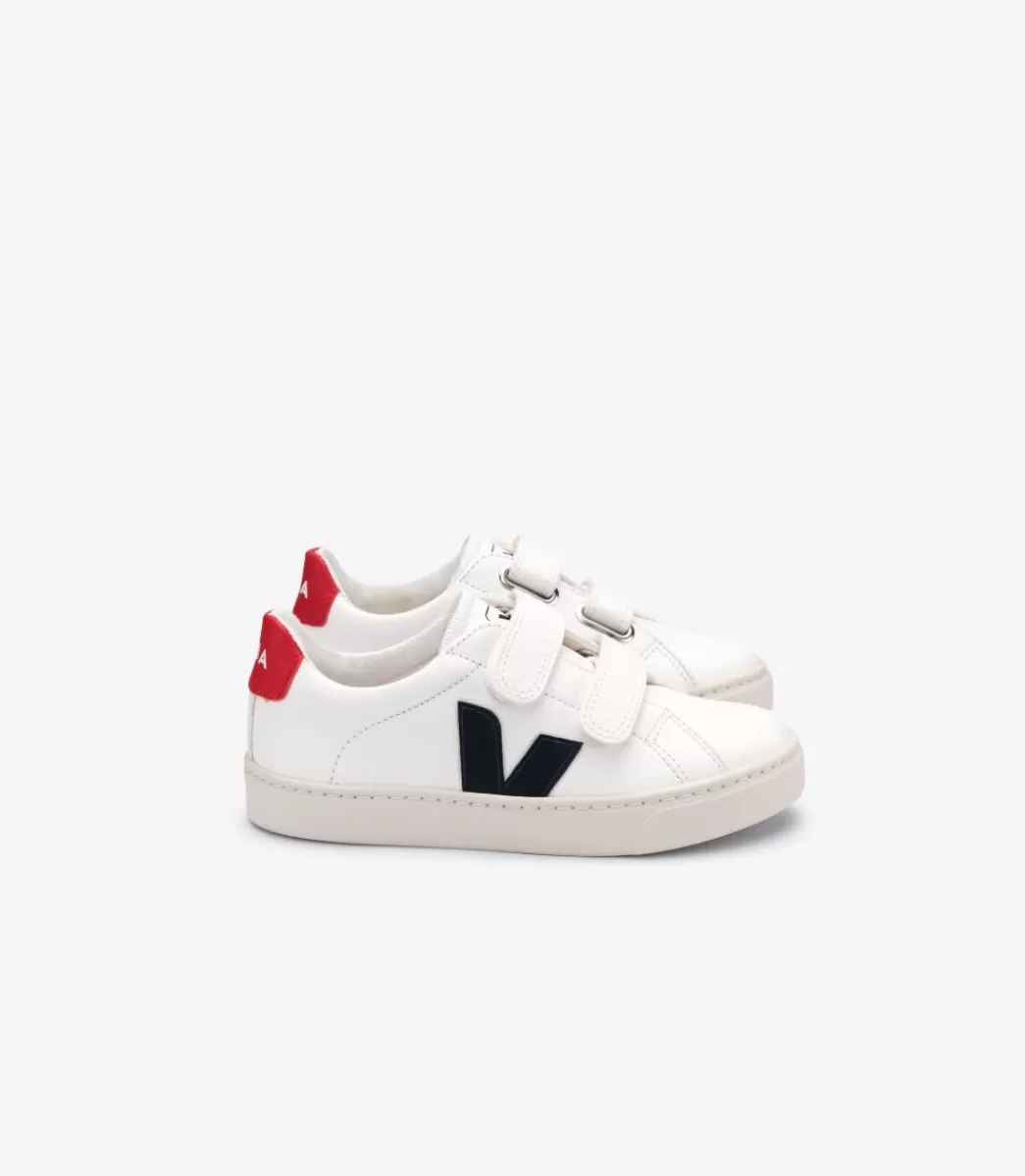 VEJA ESPLAR LEATHER WHITE NAUTICO PEKIN< Esplar