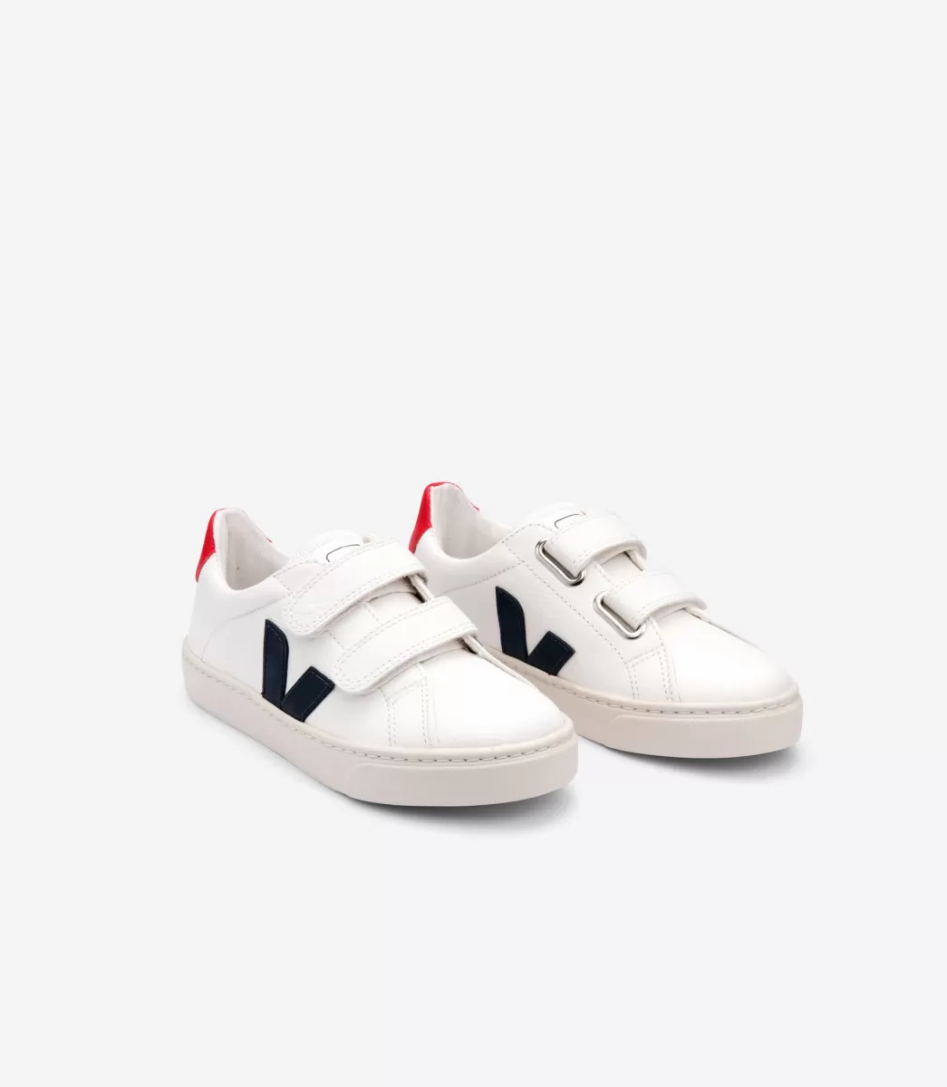 VEJA ESPLAR LEATHER WHITE NAUTICO PEKIN< Esplar