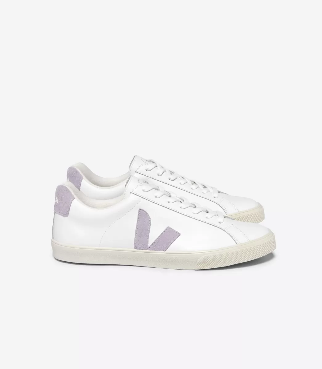 VEJA ESPLAR LEATHER WHITE PARME<MULHER Esplar