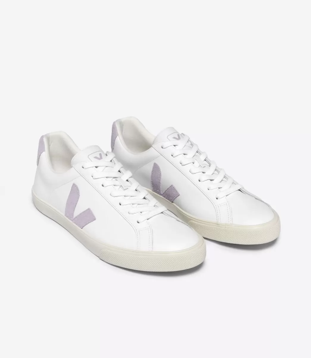 VEJA ESPLAR LEATHER WHITE PARME<MULHER Esplar