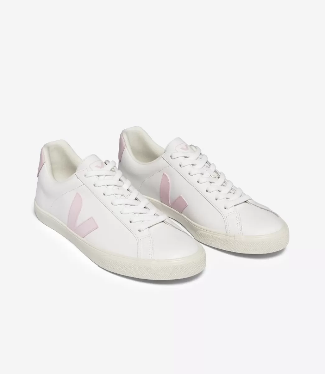 VEJA ESPLAR LEATHER WHITE PETALE< Adulto