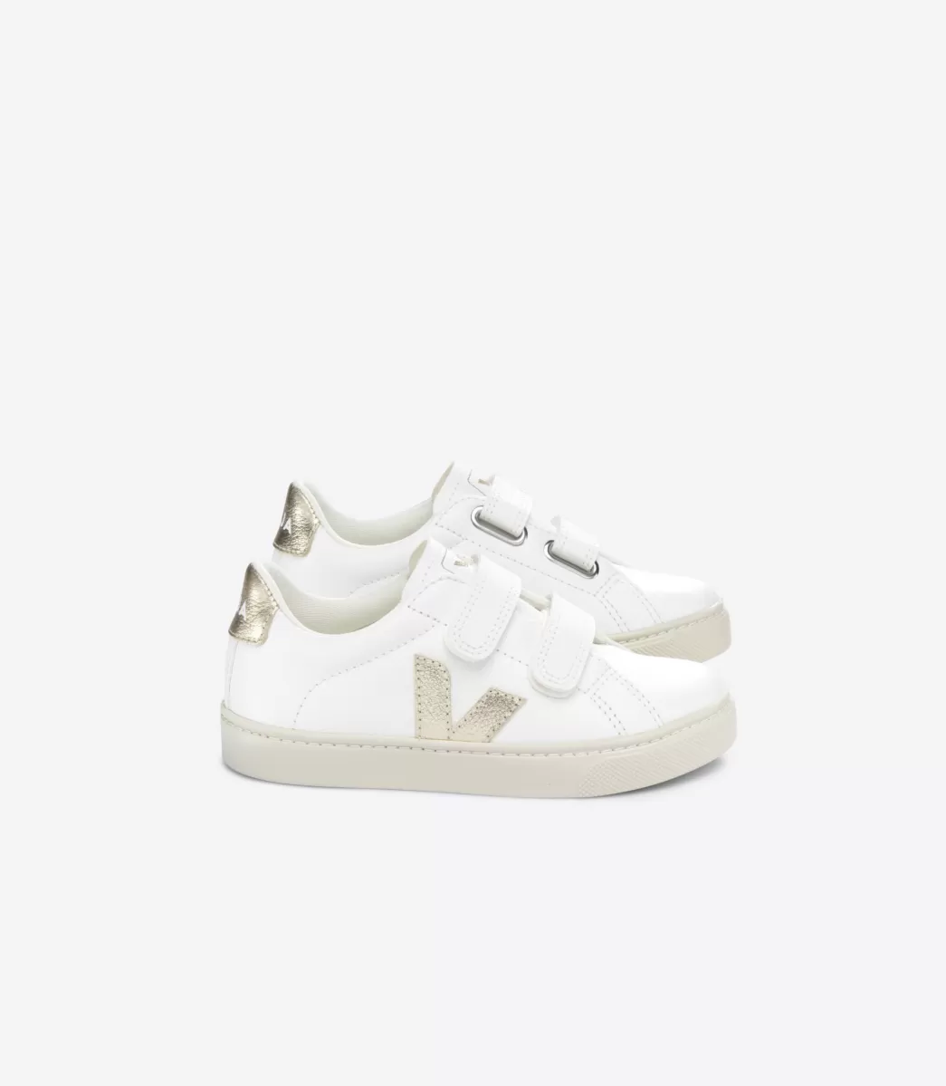 VEJA ESPLAR LEATHER WHITE PLATINE< Esplar