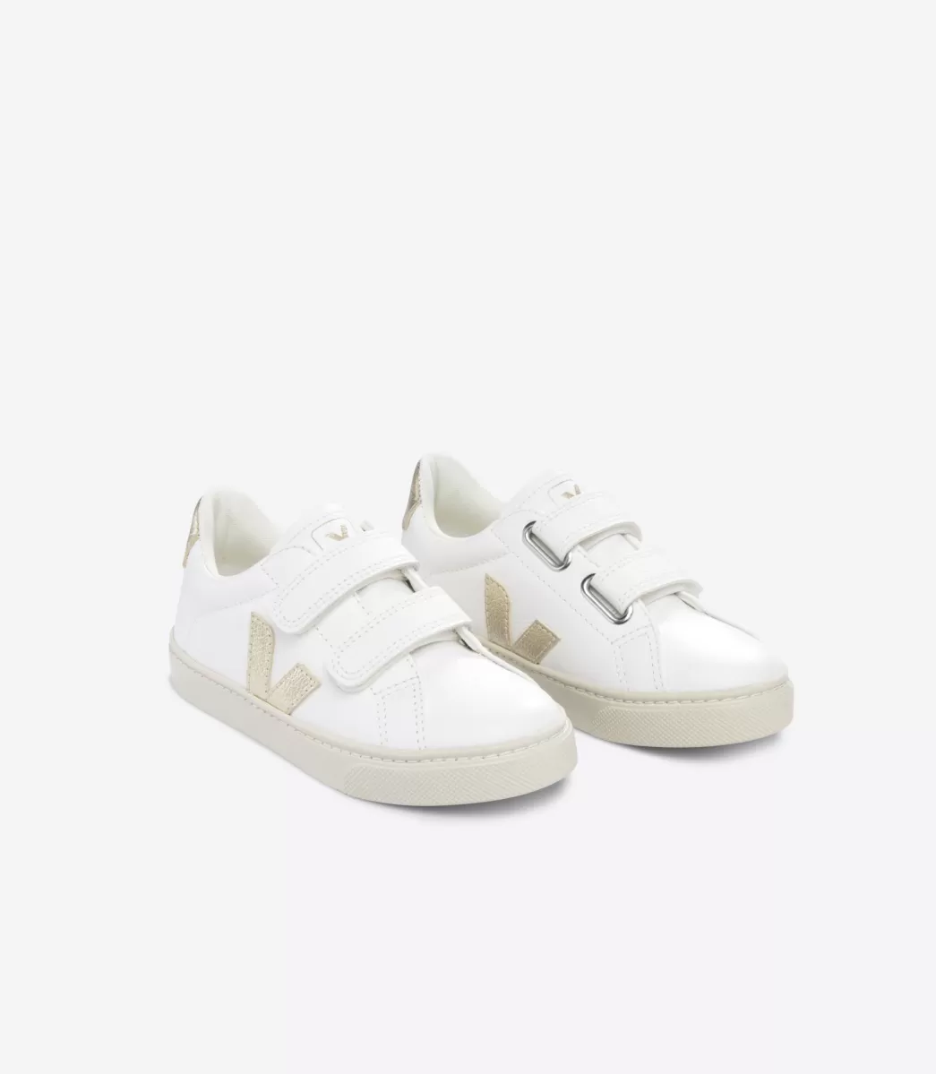 VEJA ESPLAR LEATHER WHITE PLATINE< Esplar