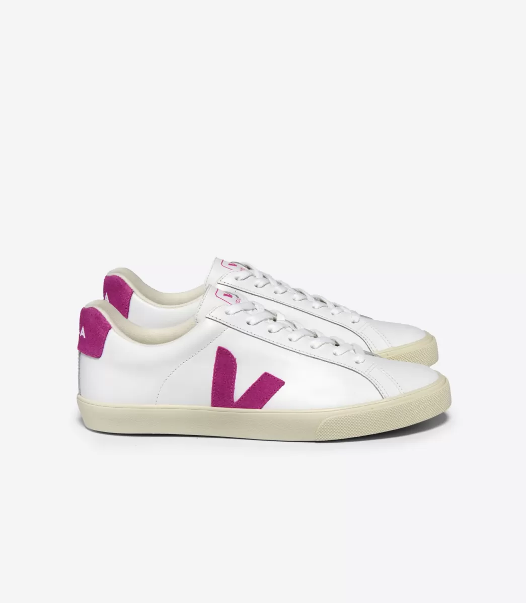 VEJA ESPLAR LEATHER WHITE ULTRAVIOLET<MULHER Esplar | Esplar