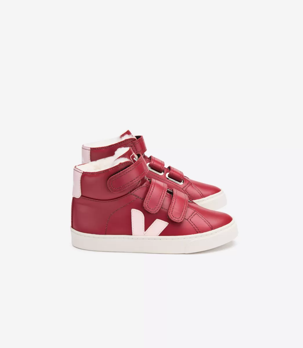 VEJA ESPLAR MID FURED LEATHER MARSALA PIERRE<Crianças Crianças