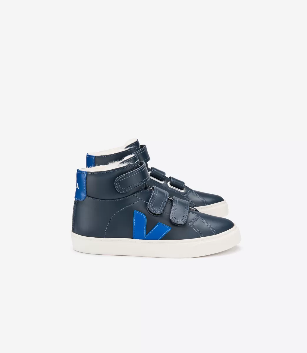 VEJA ESPLAR MID FURED LEATHER NAUTICO INDIGO<Crianças Crianças