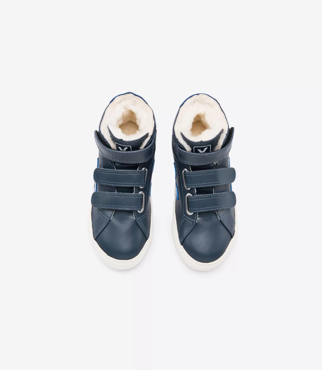 VEJA ESPLAR MID FURED LEATHER NAUTICO INDIGO<Crianças Crianças