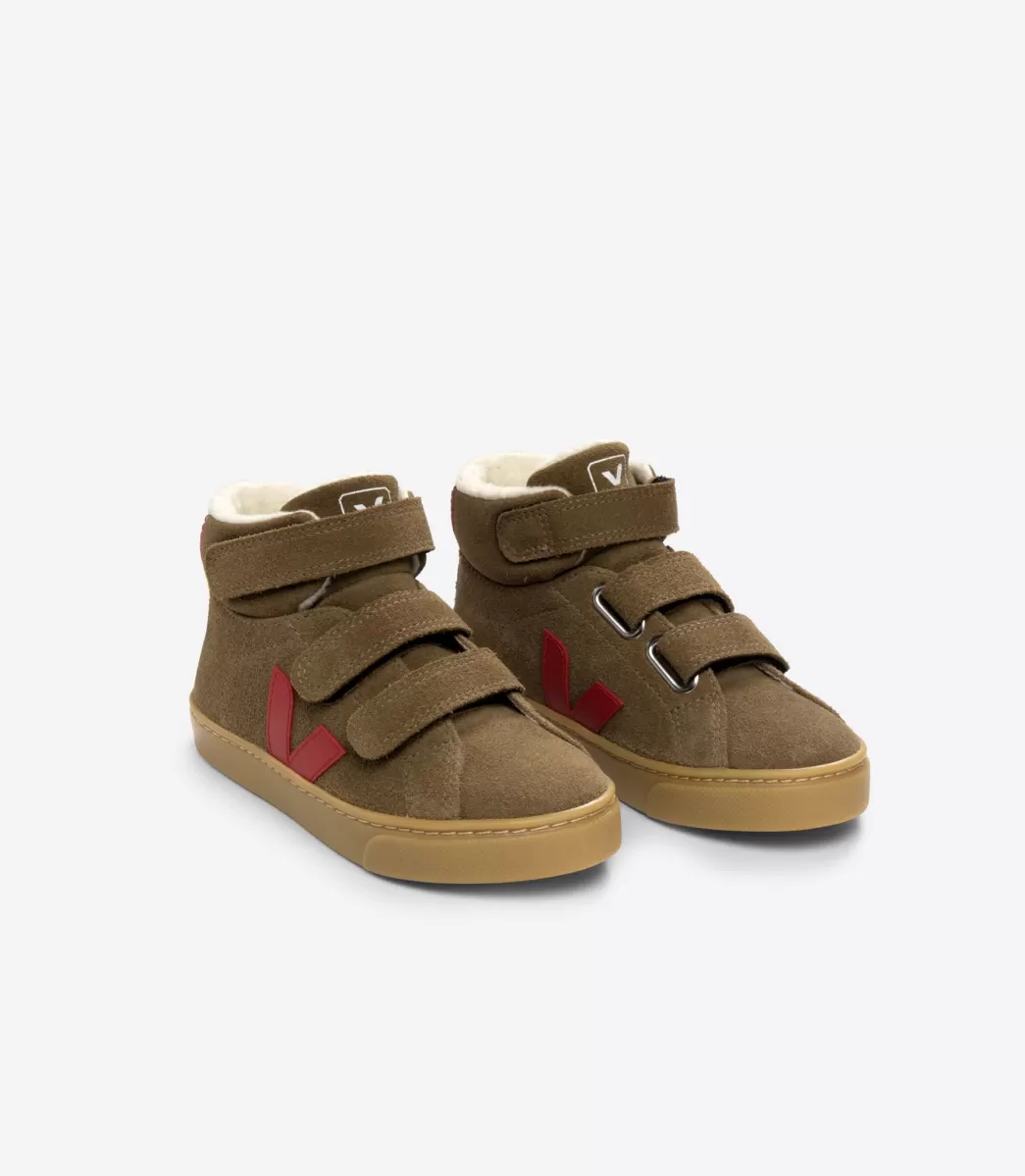 VEJA ESPLAR MID FURED SUEDE BROWN PEKIN< Botas Altas | Esplar Mid