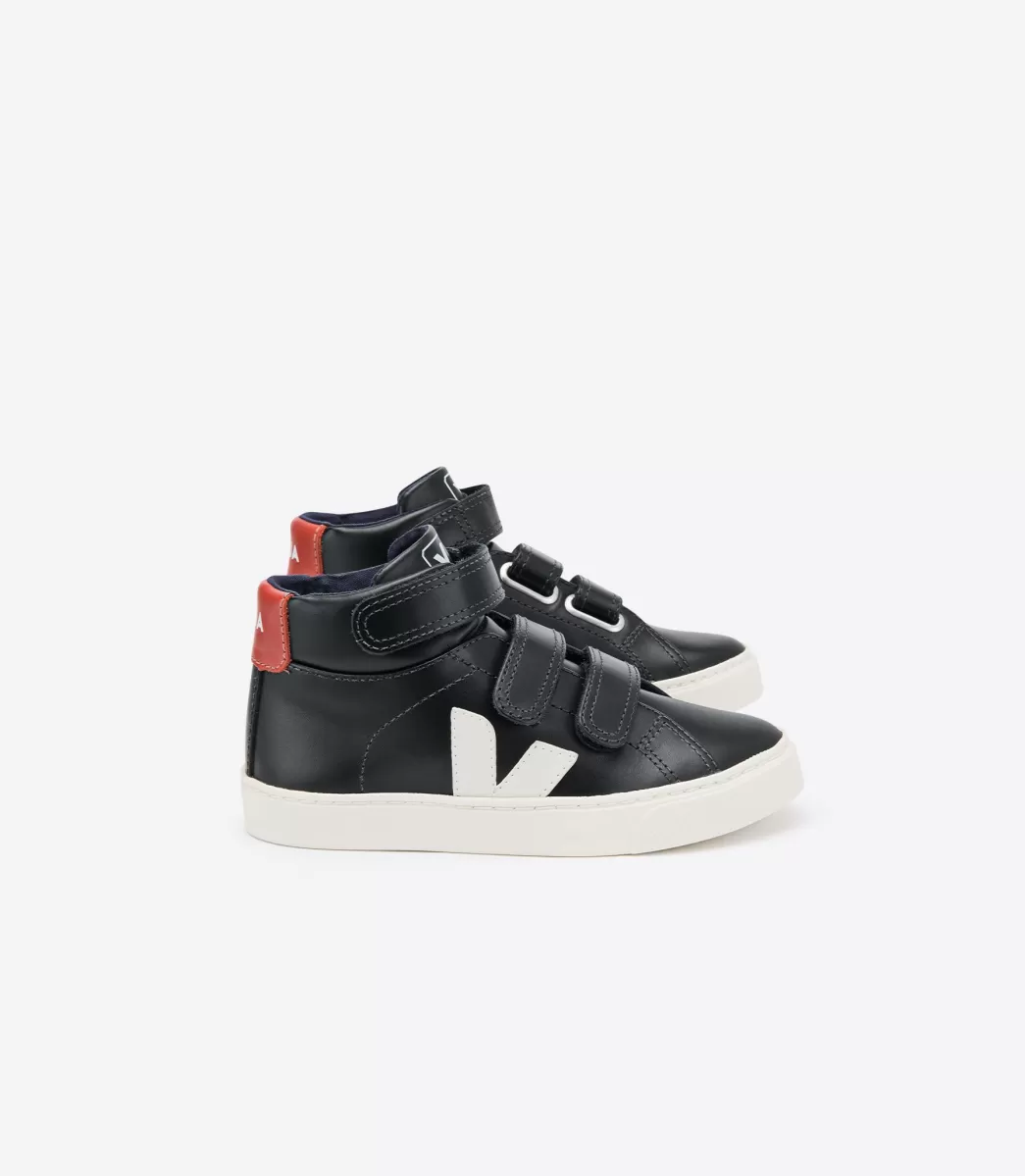 VEJA ESPLAR MID LEATHER BLACK ROUILLE<Crianças Crianças