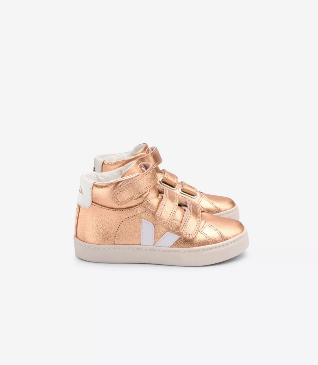 VEJA ESPLAR MID LEATHER VENUS WHITE<Crianças Crianças