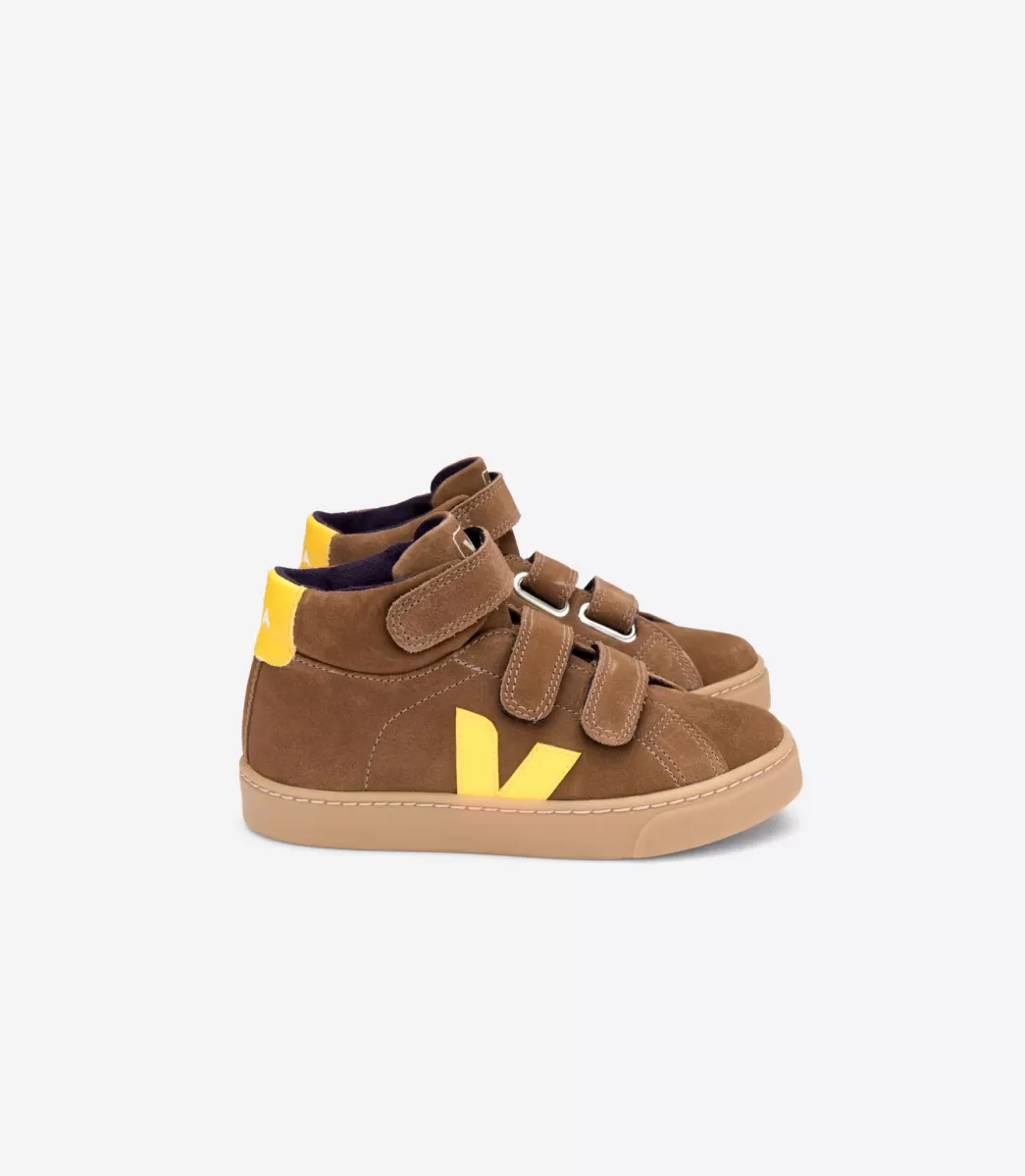 VEJA ESPLAR MID SUEDE BROWN TONIC<Crianças Crianças