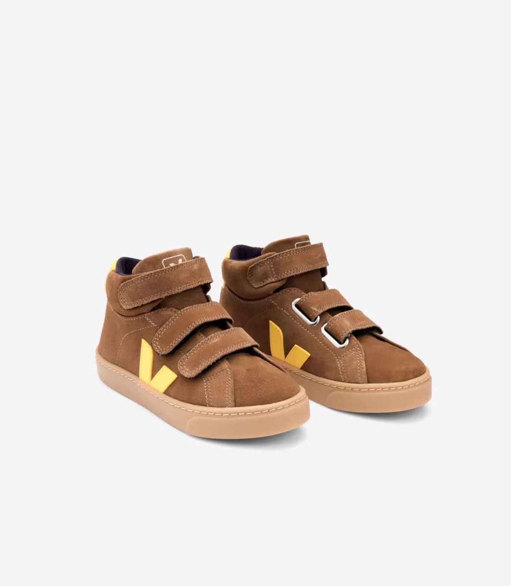 VEJA ESPLAR MID SUEDE BROWN TONIC<Crianças Crianças