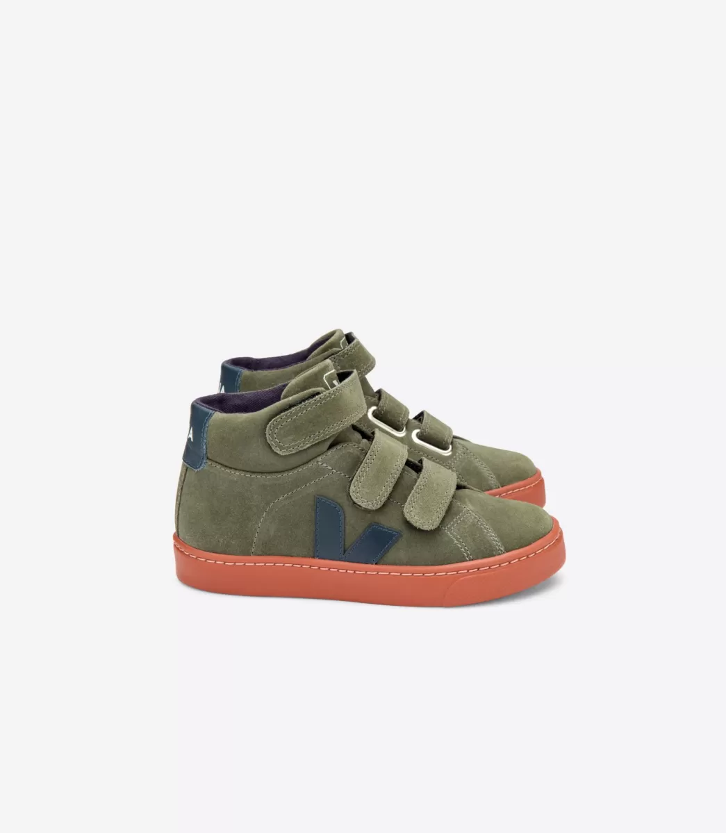 VEJA ESPLAR MID SUEDE MUD NAUTICO RUST SOLE< Botas Altas | Esplar Mid