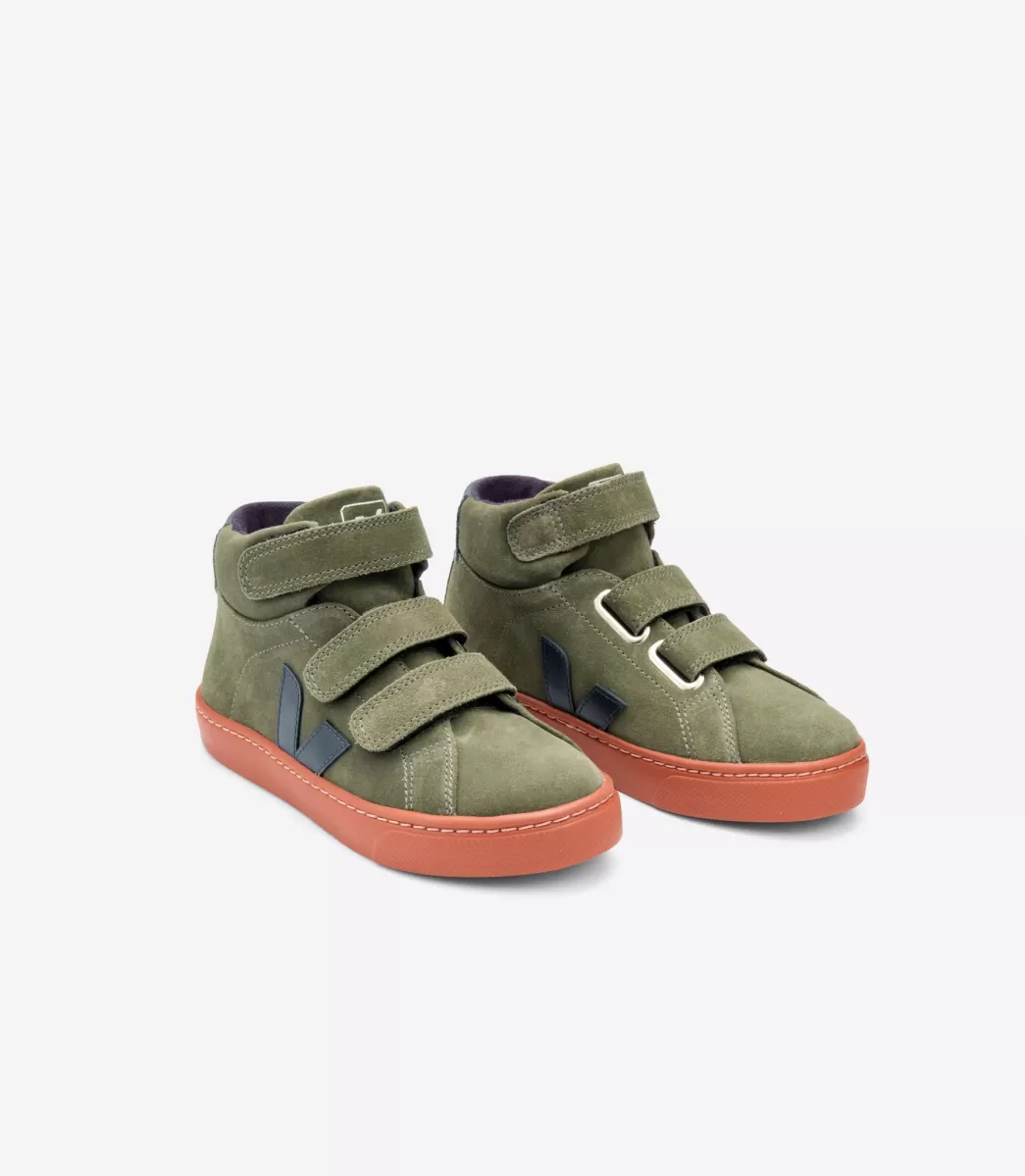 VEJA ESPLAR MID SUEDE MUD NAUTICO RUST SOLE< Botas Altas | Esplar Mid