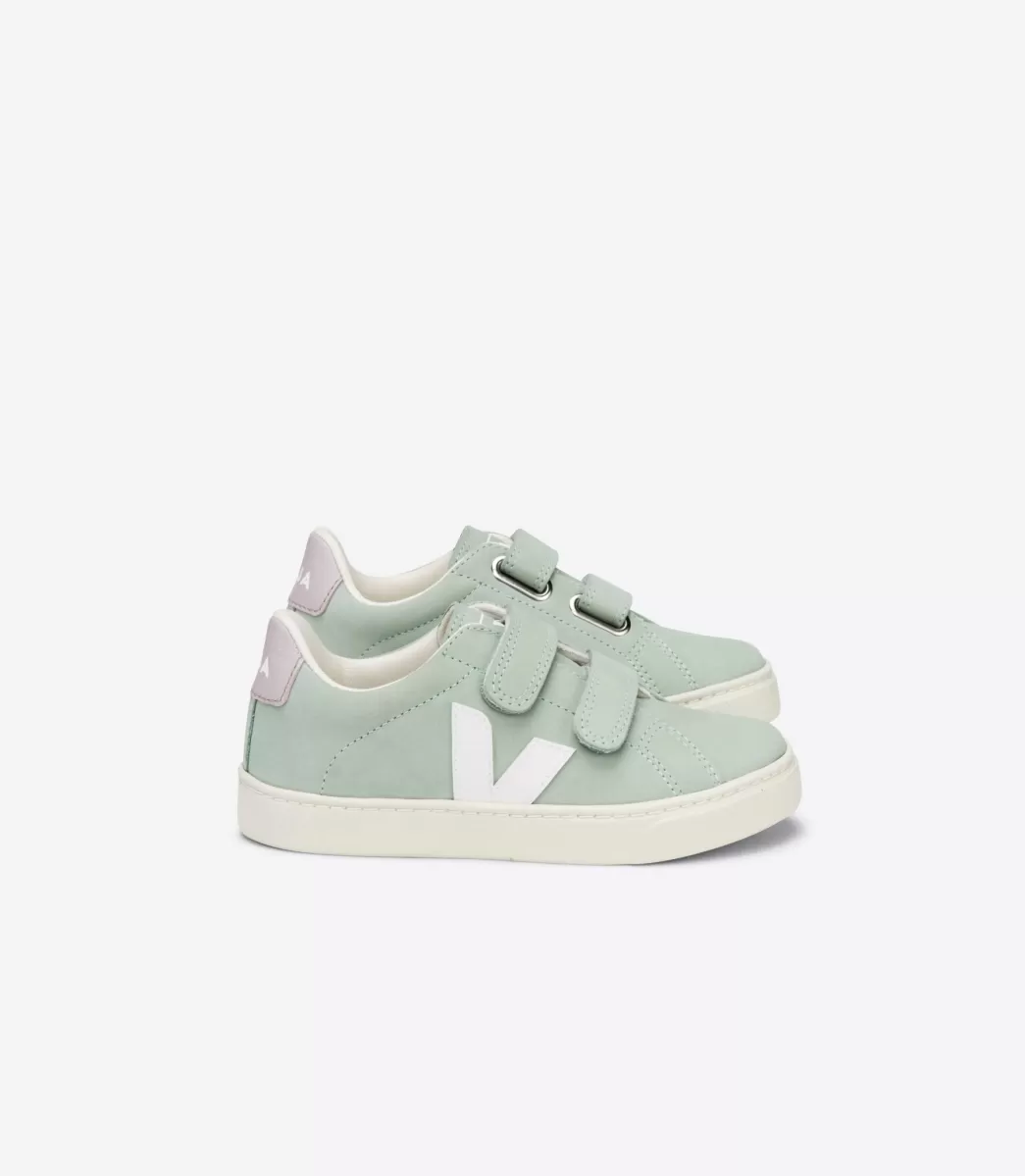 VEJA ESPLAR NUBUCK MATCHA WHITE< Esplar