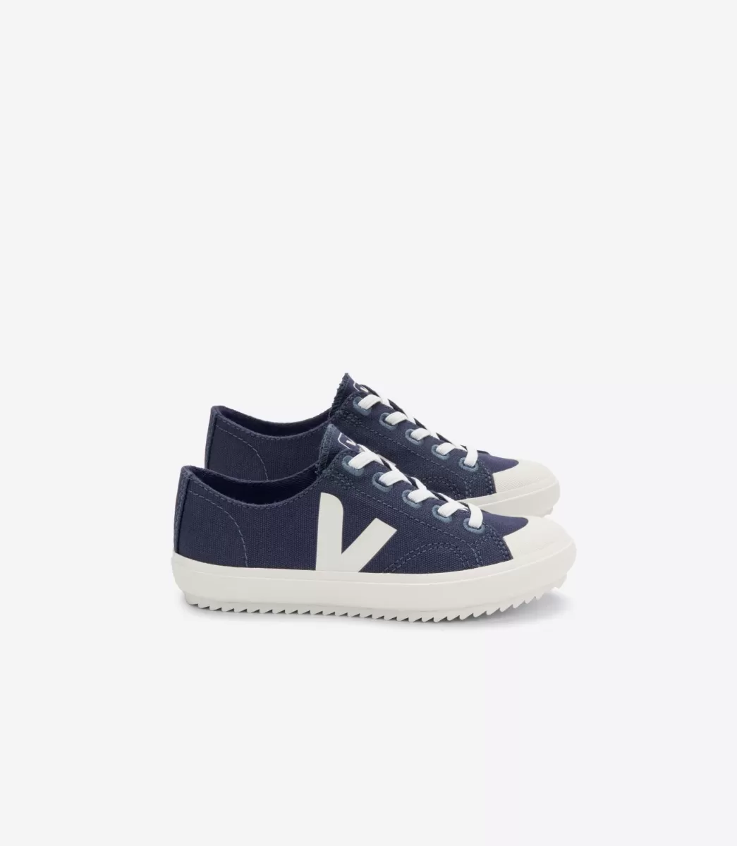 VEJA FLIP ELASTIC LACES CANVAS MARINE PIERRE<Crianças Crianças