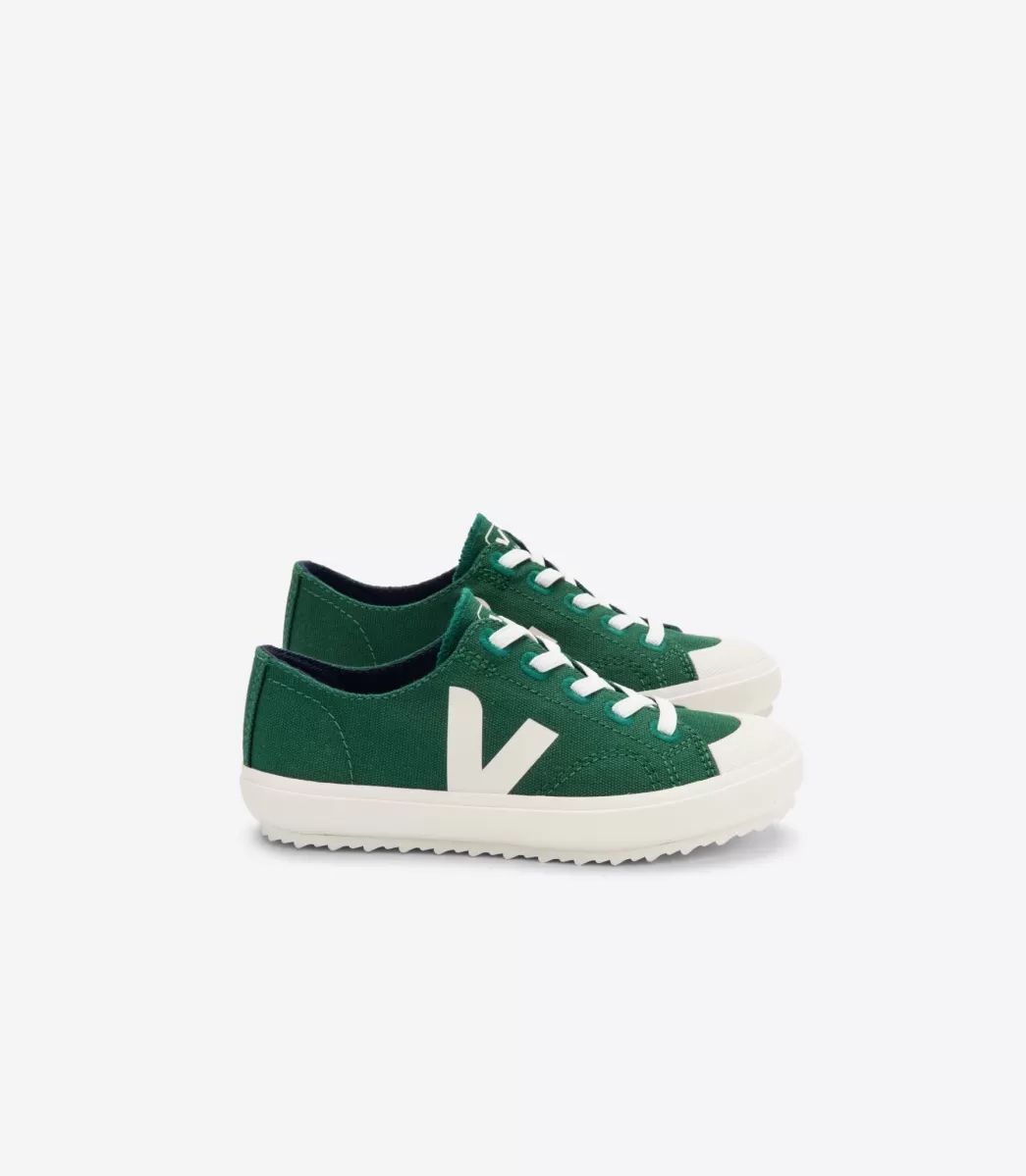 VEJA FLIP ELASTIC LACES CANVAS POKER PIERRE< Criança | Vegan