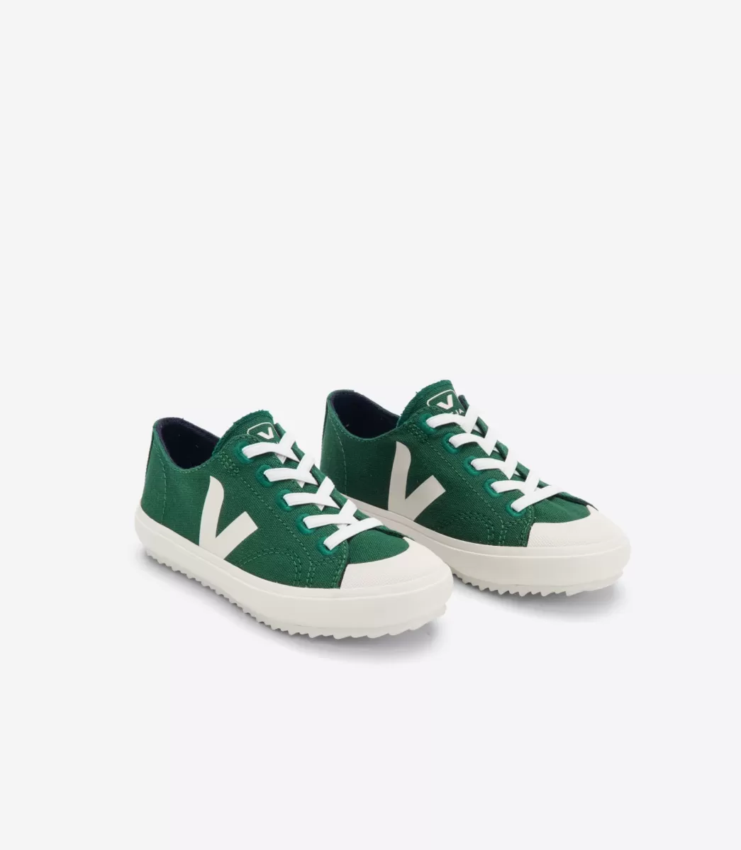 VEJA FLIP ELASTIC LACES CANVAS POKER PIERRE< Criança | Vegan