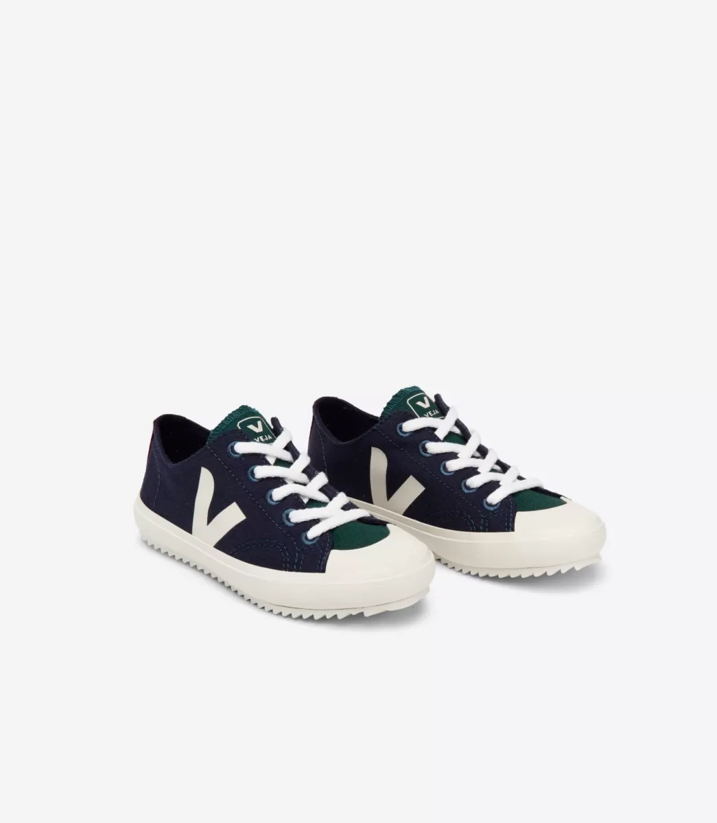 VEJA FLIP LACES CANVAS MULTICO MARINE<Crianças Crianças